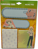 Chainsaw Man - Denji & Pochita Die-Cut Memo Pad Set image number 0